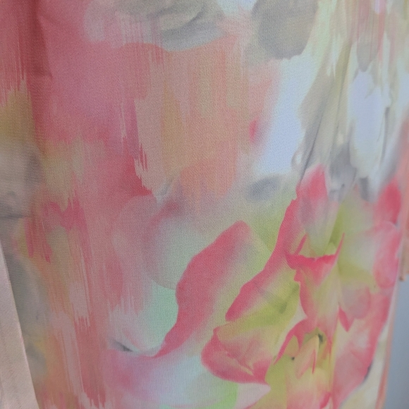 White House Black Market Floral Off-Shoulder Dress, Size 10. Like New! - Picture 7 of 10